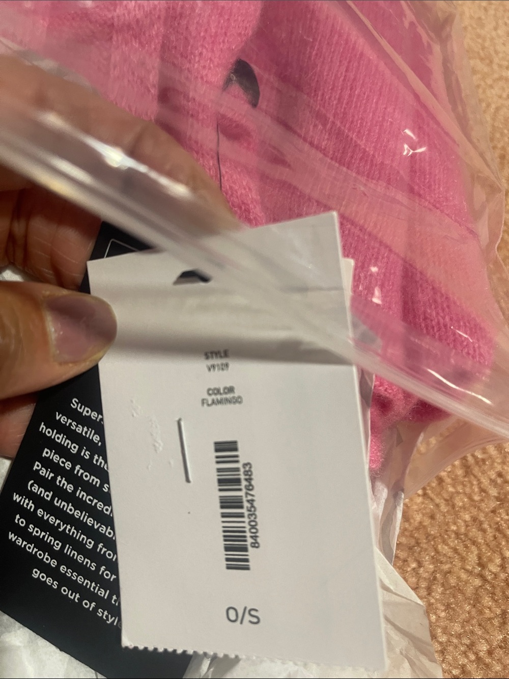 Cashmere wrap/scarf Women's Cozy Wrap Scarf  price is for one pink or blue - Picture 16 of 16